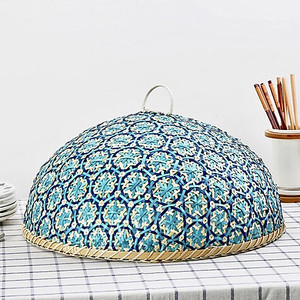 Venta al por mayor, cubierta redonda de bambú tejida delicada para alimentos, protección barata para alimentos - Product Image 2