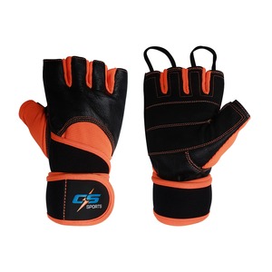 Guantes deportivos de cuero resistentes al desgaste para entrenamiento levantamiento de pesas gimnasio Fitness ciclismo Crossfit entrenamiento - Product Image 1