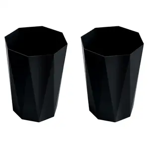 Kaufen Sie Fancy Black Power Coated Waste Bin Verzinkter Papierkorb für Multi Type Place Verwendbar mit kunden spezifischer Größe Mülleimer
