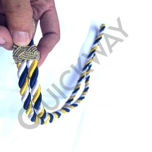 Lanière de cérémonie/lanière uniforme de cérémonie, lanière de couleur Multy personnalisée par cordon de sifflet - Product Image 4