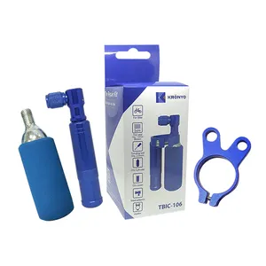 CO2 cartridge kit set and holder for bicycle repair