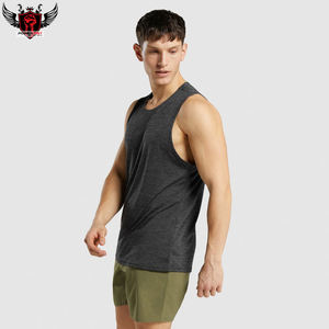 Men's Casual Lightweight Eco-Friendly <b>Sleeveless</b> Tank <b>Tops</b> Customized Logo Workout Fitness O Neck Breathable Fabric Quick Dry - Product Image 3