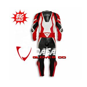 Combinaison de course en cuir hautement respirante personnalisée pour adultes, équipement de moto à séchage rapide, y compris veste imperméable et pantalon d'extérieur - Product Image 2