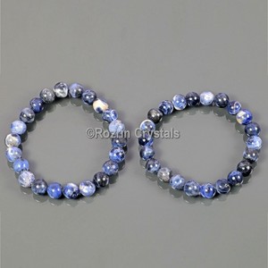 Wholesaler of Handmade Lapis Lazuli Gemstone <b>Bracelet</b> : Handmade Lapis Lazuli Gemstone <b>Bracelet</b> For Sale - Product Image 1