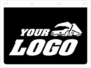 High Quality 24X18 Inch Custom Logo PVC <b>Car</b> <b>Fenders</b> Mud Flap Accessories for Trailer Truck Vehicles Manufacturer's Product - Product Image 4