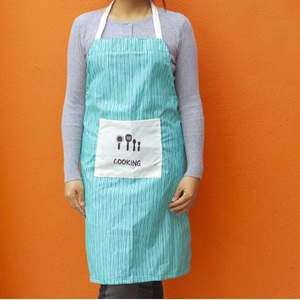 Réglable doux 100% coton enfants et adultes bébé cuisine porter des tabliers couleur unie produits personnalisés de haute qualité durable - Product Image 4