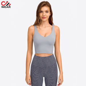 Wholesales New design Custom Logo on <b>Straps</b> <b>removable</b> private label women yoga sports <b>bra</b> Hot sale products - Product Image 3