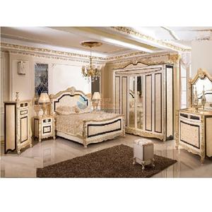 Ensemble de meubles de chambre à coucher modernes en teck massif de haute qualité, design européen, marque DST EXPORTS, taille et couleur personnalisées - Product Image 1