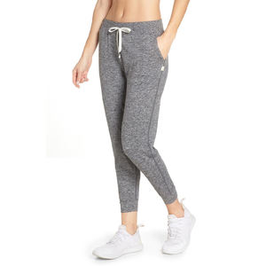 Logo personnalisé Pantalon de jogging plat à taille élastique pour femmes-Vêtements de sport et de fitness écologiques à séchage rapide - Product Image 1