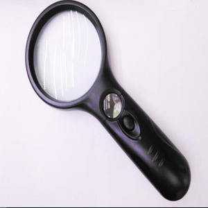 6902AB 휴대용 3 개의 LED 조명 3X 45X 돋보기 렌즈 포켓 휴대용 돋보기 - Product Image 5