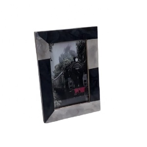 Black and Ivory Resin Decorative Photo <b>Frame</b> <b>Picture</b> <b>Frame</b> Hot Selling for Home Decor - Product Image 1