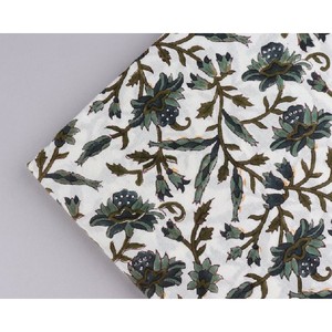 Indian Hand Block Print Cotton Fabric Hand Stamped Print Fabric by the Yard summer wear woman stylish dress fabric gift <b>for</b> her - Product Image 3