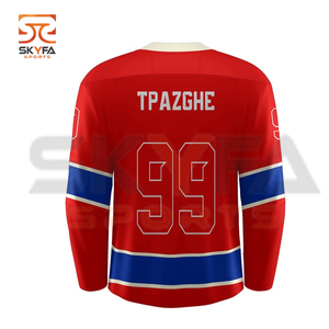 Uniforme de hockey sur glace personnalisé, maillot de hockey en Polyester à bas prix - Product Image 2