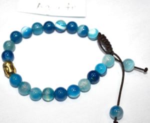 Bracelet fantaisie en agate semi-précieuse imitation antique de forme libre pour cadeau d'affaires - Product Image 5