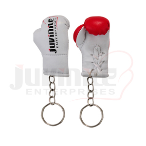 Porte-clés mini gants de boxe personnalisés Impression numérique PVC Durable de haute qualité Logo personnalisé Mini porte-clés de boxe au Pakistan - Product Image 1