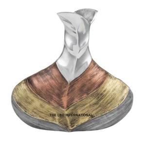 Pairs of 2 Luxury Vintage Home Decor Metal Customized Indoor <b>Decorative</b> Metal Tall Flower <b>Vase</b> for Living Room - Product Image 6