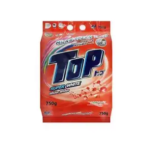 Top Super White Detergent Powder Safe Use in Washing Machine 750g