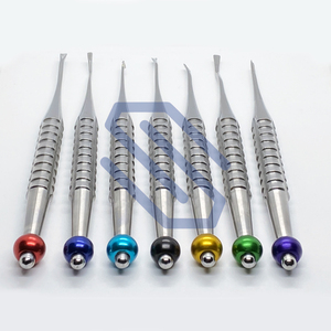 NOUVEAU Ensemble de 7 Élévateurs Luxateurs PDL à Pointes Précises pour Chirurgie Dentaire et Vétérinaire - Product Image 3