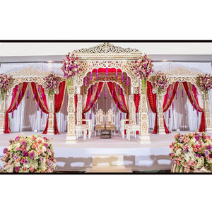 Mandap de boda de bollwood, conjunto de Mandap de boda de bollwood con perla blanca de Fiyi, Alemania - Product Image 1