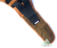 Huong Que Brown Ceinture de soutien post-partum pour le ventre, amincissante et de récupération après césarienne, avec attelle en coton et EVA