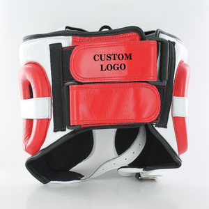Protection de tête en cuir réglable de haute qualité coque de protection rembourrée souple sans attirail pour produit OEM de boxe - Product Image 4