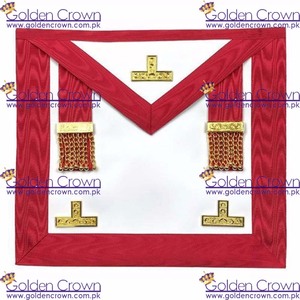 Tablier de culte du rite écossais maçonnique AASR | Fournisseur de tablier de Regalia maçonnique - Product Image 6