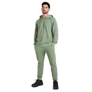 Venta al por mayor 100% algodón hombres chándal de alta calidad impreso patrón sólido sublimado interlock diseño de fábrica de talla grande invierno - Product Image 5