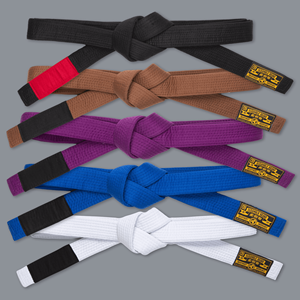 Ceintures de Jiu-Jitsu personnalisées 2027, 225-315 cm, 100 % coton, haute qualité, confortables, unisexes, adultes, arts martiaux, BJJ, judo, karaté, logo frontal - Product Image 1