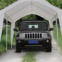 Abri de voiture extérieur en métal 10 x 20 pieds, auvent portable, tente de garage, abri imperméable pour bateau, pour fête, mariage, jardin, remise