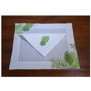 Embroidery <b>Placemat</b> , 100%cotton Quang Thanh Embroidery - Product Image 1