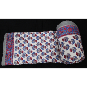 Ndian FT OFT ottevereversible uuilt and y Lock int RINT aipur Jai Ajai uilt ececor lanket lorloral hrow ottotton OFT omforter - Product Image 4