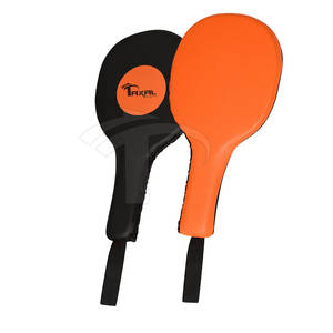 นวมชกมวยนวมหนังคุณภาพสูงและเป้าชกสำหรับฝึกซ้อมฝึกซ้อมคิกบ็อกซิ่ง - Product Image 1