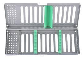 Cassette de Esterilización Dental, Bandeja para Instrumentos Estériles, Cassette Desmontable para Autoclave, Bandeja de Acero Inoxidable, Caja de Almacenamiento Personalizada - Product Image 5