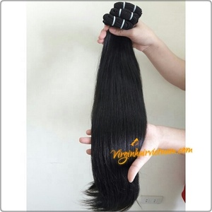 <span class=keywords><strong>WOW</strong></span> Extensions de Cheveux Vietnamiens Lisses Super Double Drawn Tissées à la Machine 100% Cheveux Vierges Bruts avec Cuticules Alignées - Product Image 1