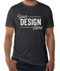Camiseta de impresión personalizada Unisex de alta calidad Bella Canvas ropa personalizada hombres Tri-Blend camiseta de chándal de manga corta - Product Image 1