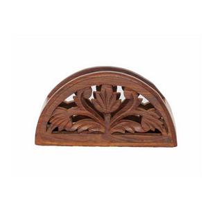 Soporte para servilletas de madera hecho a mano, forma personalizada, venta al por mayor - Product Image 1