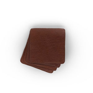Posavasos de cuero personalizado para restaurante, juegos de 4 posavasos - Product Image 1