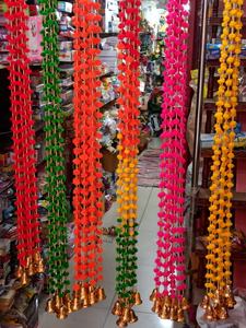 Guirnalda de pompones Multicolor, hilo de pompones para decoración de fiesta de boda, decoración de casa - Product Image 6