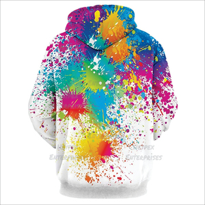 Sudadera con capucha de gran tamaño 2025 para Hombres estilo Hip Hop con parches de logotipo de bordado crudo de dos tonos 100% Cordón de Terry para invierno - Product Image 6