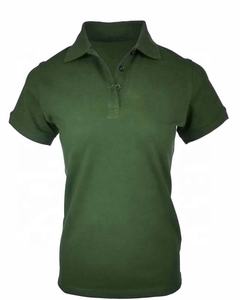 T-shirt uni à col polo pour hommes en coton mélangé doré 100% coton sur mesure polo respirant à manches courtes pour hommes - Product Image 5