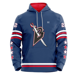 Moda 5xl más tamaño sublimado naranja sudaderas con capucha de hockey sobre hielo 2025 - Product Image 6