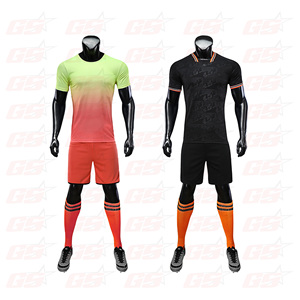 Custom factory new design cheap sublimation printing OEM logos soccer jersey wear for football club uniform Kits - Product Image 6