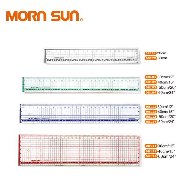 Taiwan Stable Supply Hot Selling Office School Acrylic Plastic Straight Ruler With Customized Colors