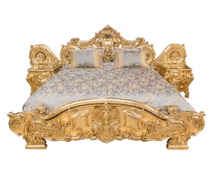 Ensemble de chambre à coucher en bois de teck, de luxe, en teck lourd, luxueux, fabrication de meubles - Product Image 1