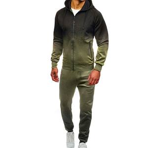 Ensemble de survêtement entièrement sublimé pour homme, pull à manches longues, deux poches, fitness, entraînement, gym, coupe ajustée - Product Image 4