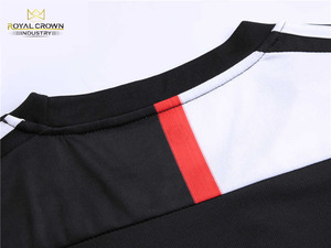 Großhandel Günstiger Preis Kinder Fußball Team Trikot Uniformen Kit Fußball Trikot Sets mit benutzer definierten Logo-Druck für Sport training - Product Image 5