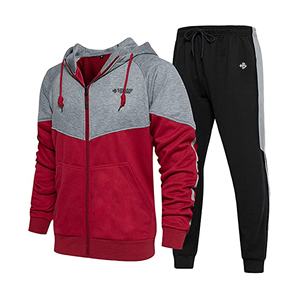 Traje deportivo con capucha para hombre, ropa deportiva de manga larga, antiarrugas - Product Image 2