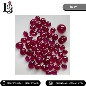 Cabujón de rubí con forma ovalada de Color rosa rojizo Natural 100%, piedra preciosa suelta llena de fisuras de 3-15 quilates para hacer joyas - Product Image 2