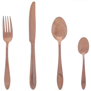 Elegant Black Cutlery Set Modern Metal Wedding Decorative Spoon Knife and Fork Flatware Set for Wedding Parties Decor - Product Image 6