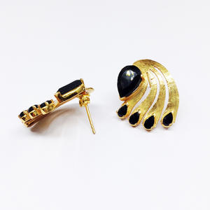 Sterling <b>Silver</b> 925 Custom Made Supplier Wholesaler Handmade Unisex Woman Low MOQ Cheap Unique Elegant Natural Gemstone <b>Earring</b> - Product Image 3